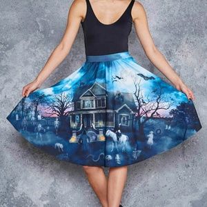 Hide and Freak Pocket Midi Skirt